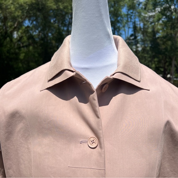 Authentic Lacoste Small-34 Rose Blush Pink Fashion Show Collection Trench Coat - Picture 4 of 16